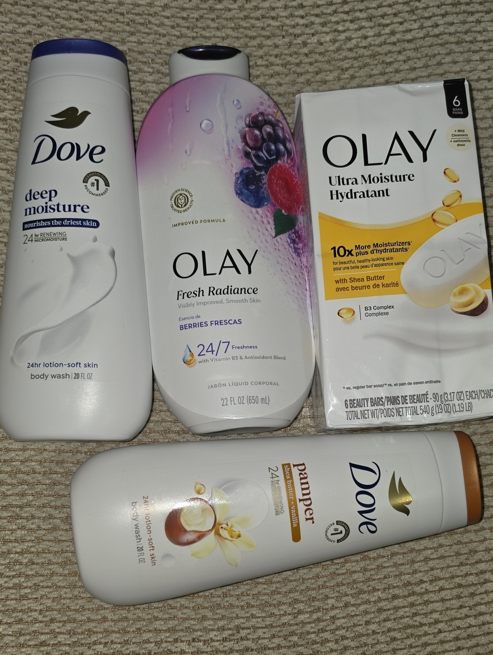 OLAY Fresh Radiance Body Wash - Purple, Pink